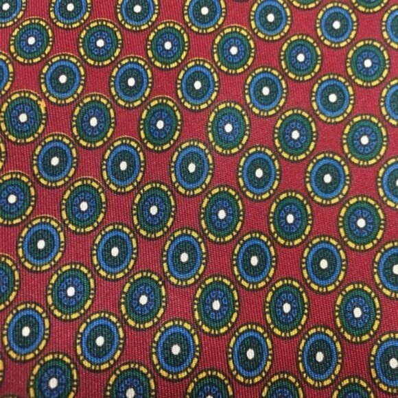 ZODIAC Men's Silk Tie Vintage Retro Accessories Premium handmade Italy One Size - Picture 2 of 8